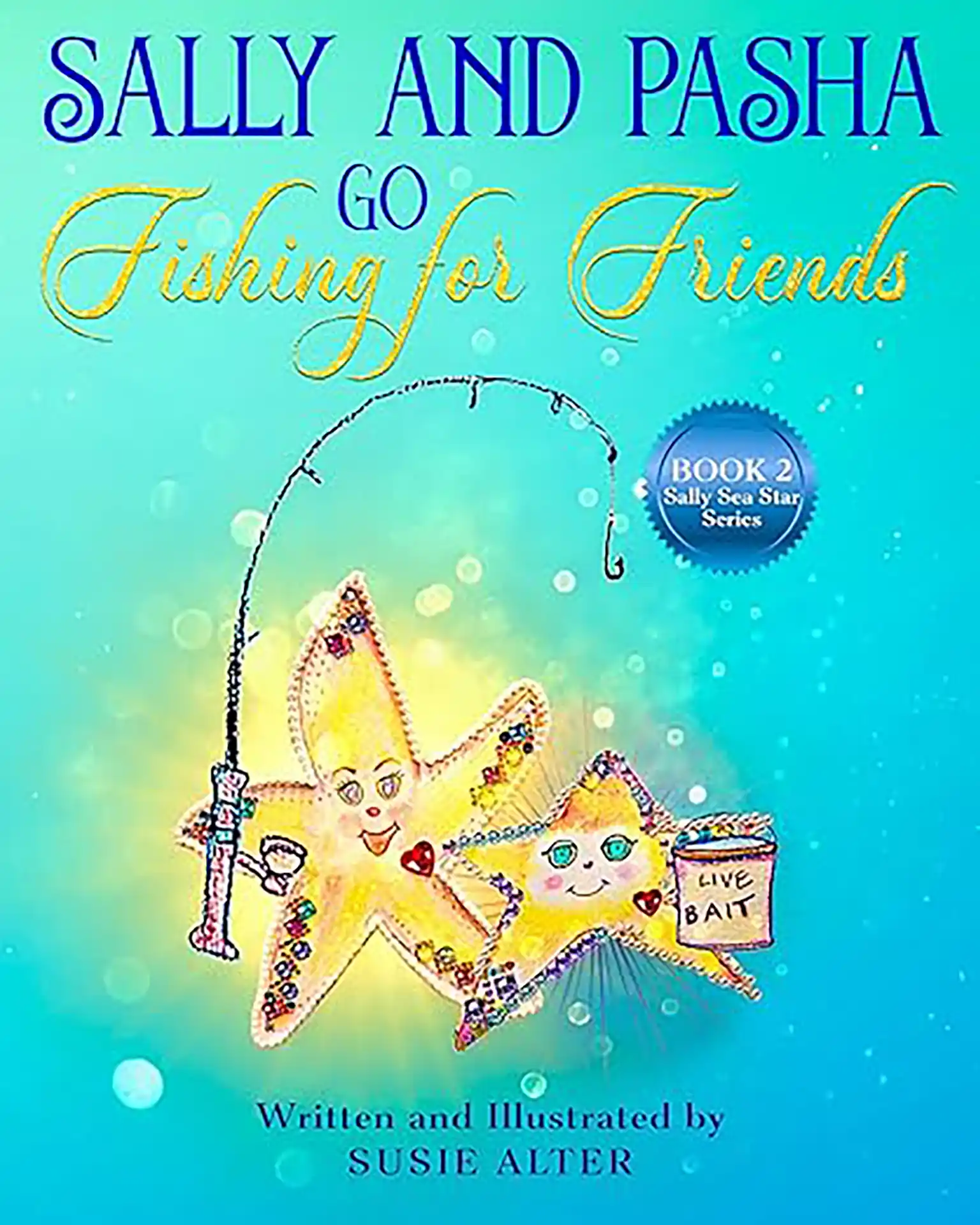 Sally and Pasha book - front cover big title and starfish